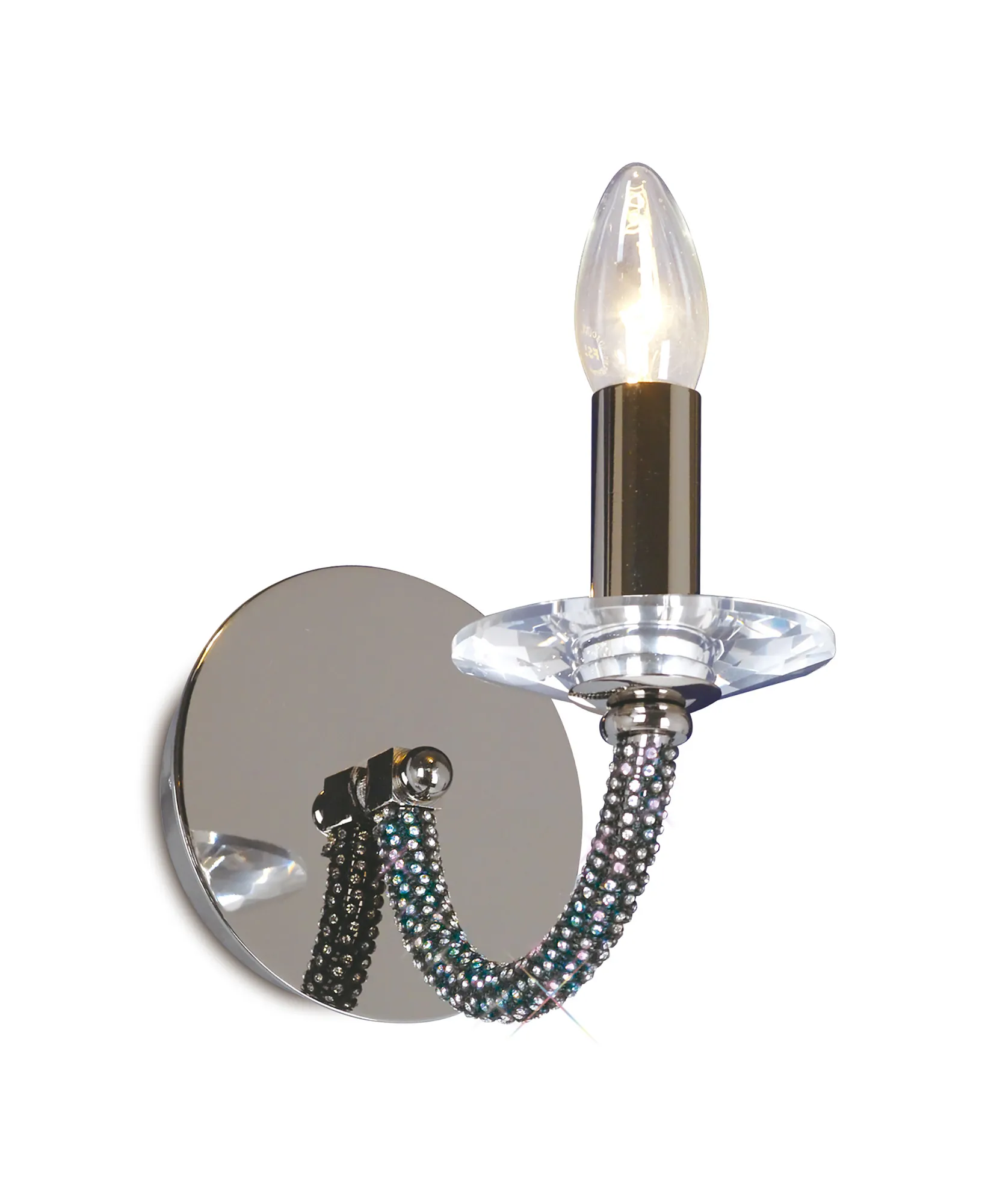 Elena Crystal Wall Lights Diyas Armed Wall Lights